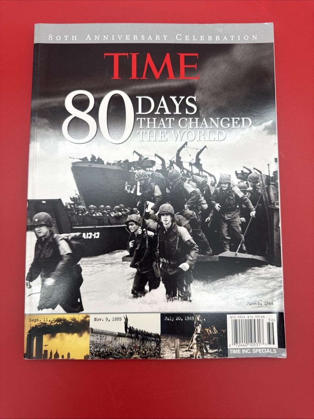Vtg TIME Magazine 80 Days That Changed World 80th Anniversary Celebration Used